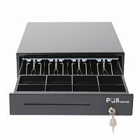 Денежный ящик механический Poscenter 13МK, push, черный, 350х405х90, 4к/8м
