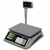 Весы торговые 15кг M-ER 328ACPX-15.2, LCD, стойка, 325x230мм