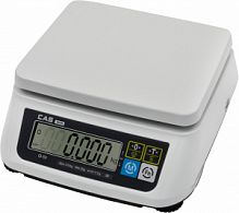 Весы фасовочные  6кг CAS SWN-6, LCD, 226х187мм, аккумулятор, один дисплей