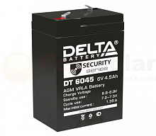 АКБ  6V, 4.5Ah Delta DT6045 (70х47х100мм)