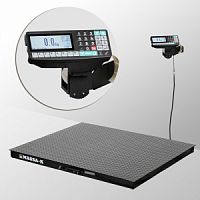 Весы платформенные с печатью этикеток 500кг Масса-К 4D-PM-12/10-500-RP, 1200х1000мм