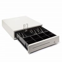 Денежный ящик механический Poscenter 13МK, push, светлый, 350х405х90, 4к/8м