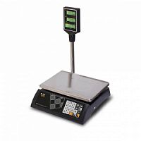 Весы торговые 30кг M-ER 327ACP-32.5, LCD, стойка, 325х230мм